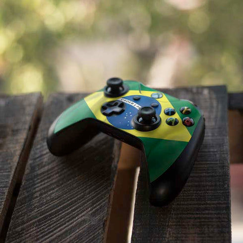 Brazil Flag Xbox One S Controller Skin